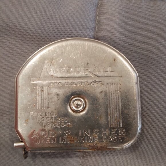 LUFKIN RULE CO. MEZURALL VINTAGE METAL TAPE MEASURE - Picture 4 of 4